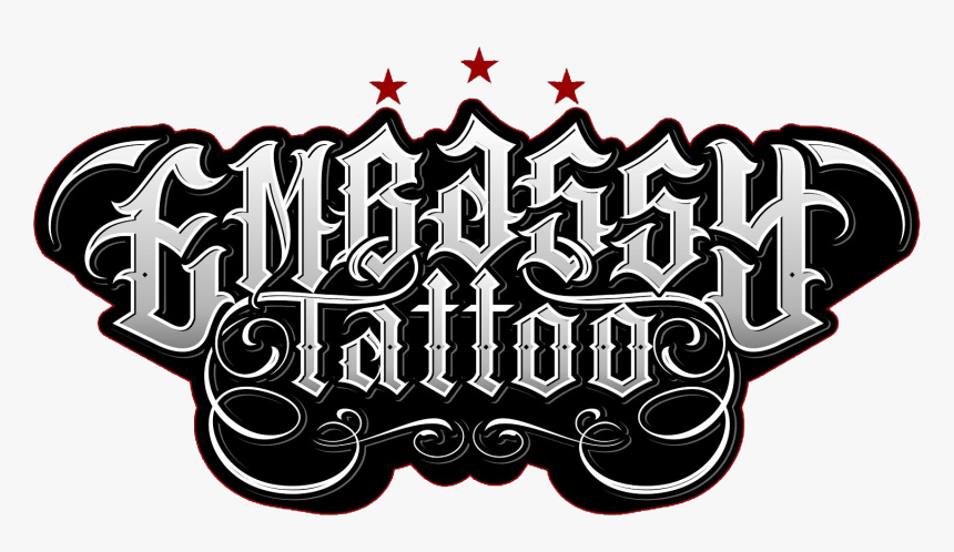 Embassy Tattoo Logo Thin - Embassy Tattoo, HD Png Download