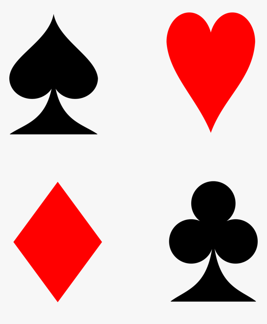 Playing Cards, Cards, Suit, Spades, Hearts, Diamonds - Pique Coeur Carreau Trefle, HD Png Download