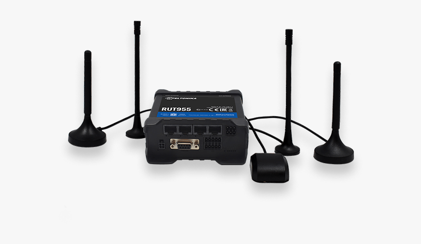4g Lte Wi-fi Router Rs232/rs485 - Teltonika Rut955, HD Png Download