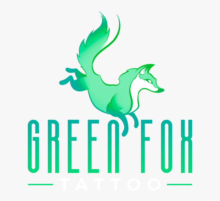 Green Fox Tattoo - Graphic Design, HD Png Download