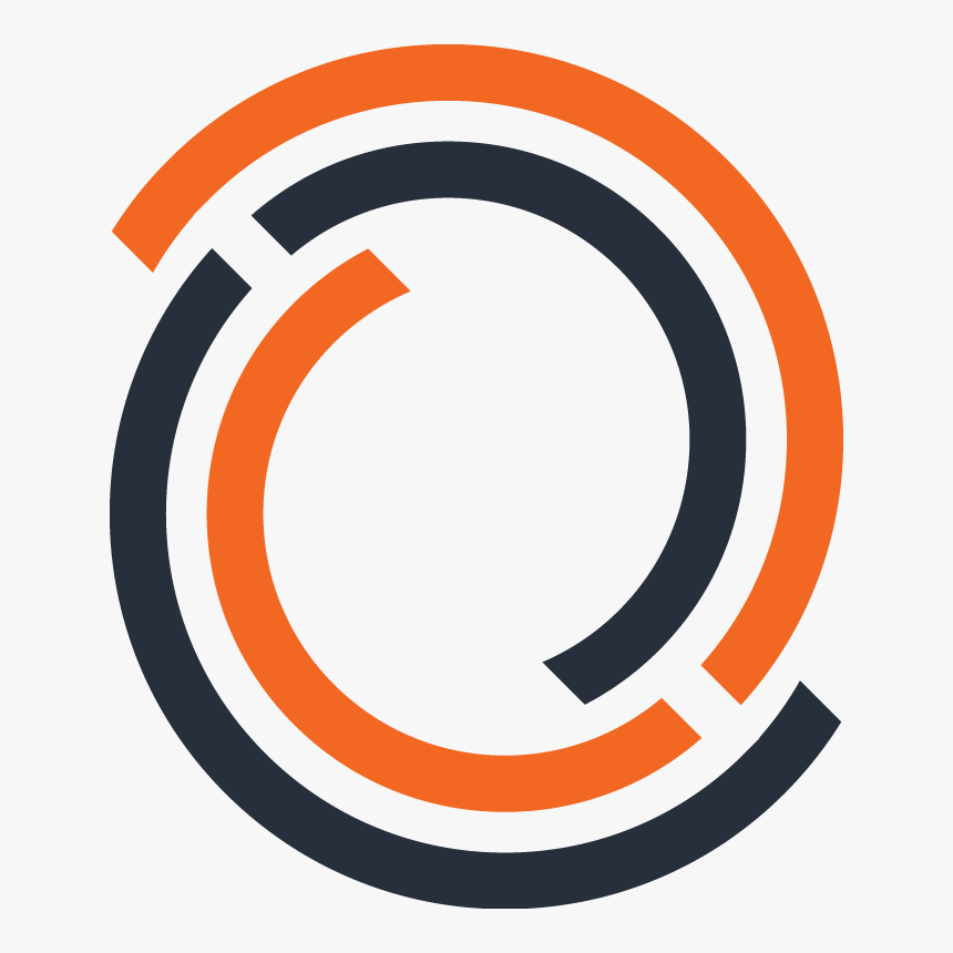 Transparent Diagonal Lines Png - Orange & Blue Round Logo, Png Download
