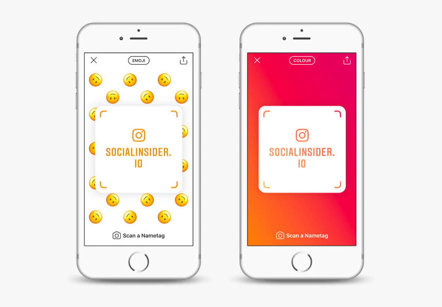 Instagram Nametag Feature - Iphone, HD Png Download