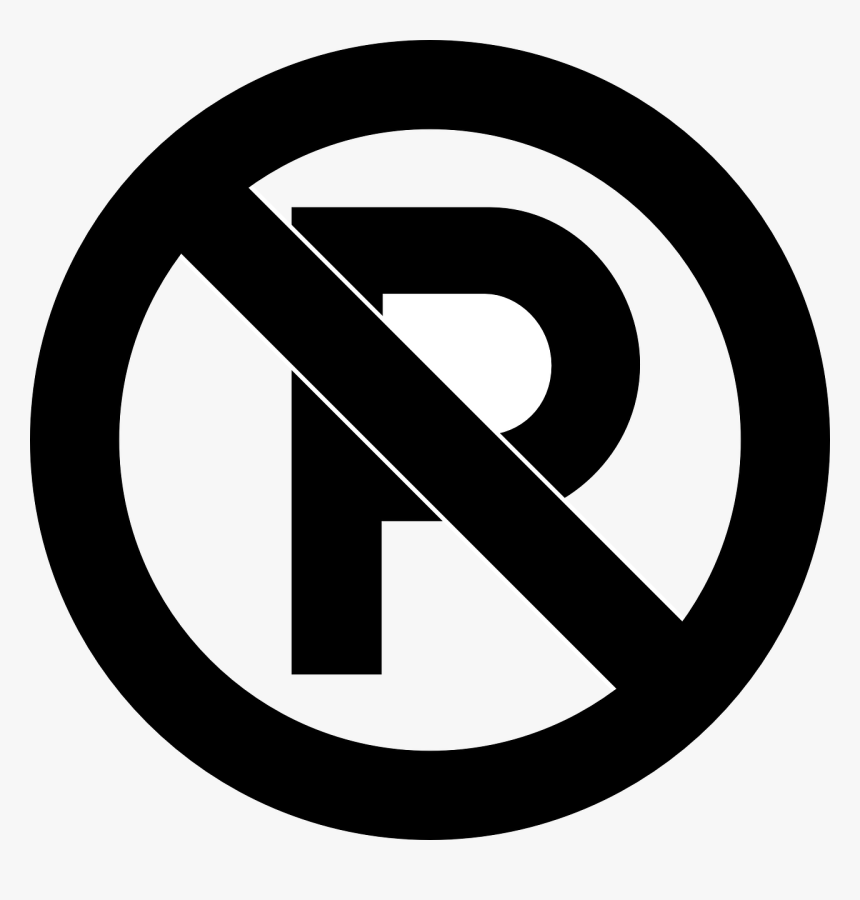 Transparent Prohibited Sign Png - Parking Sign, Png Download