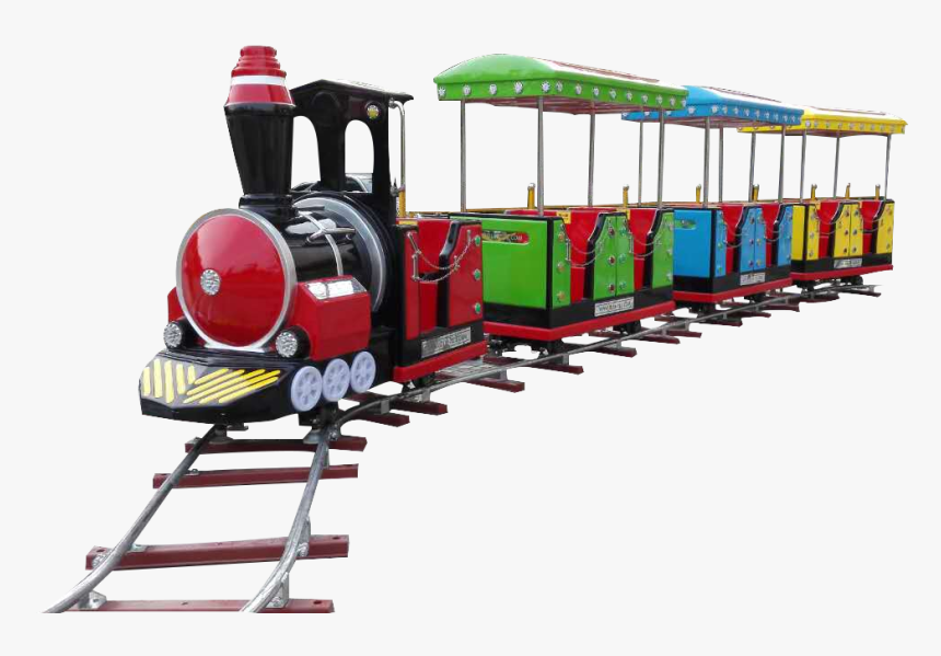 Amusement Park Funfair Rides Thomas Track Train For - Electric Mall Track Train, HD Png Download