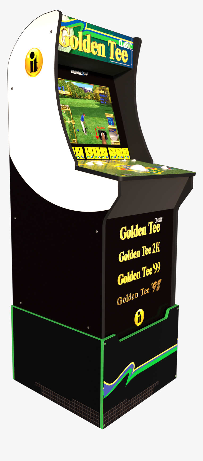 Golden Tee Arcade 1up, HD Png Download