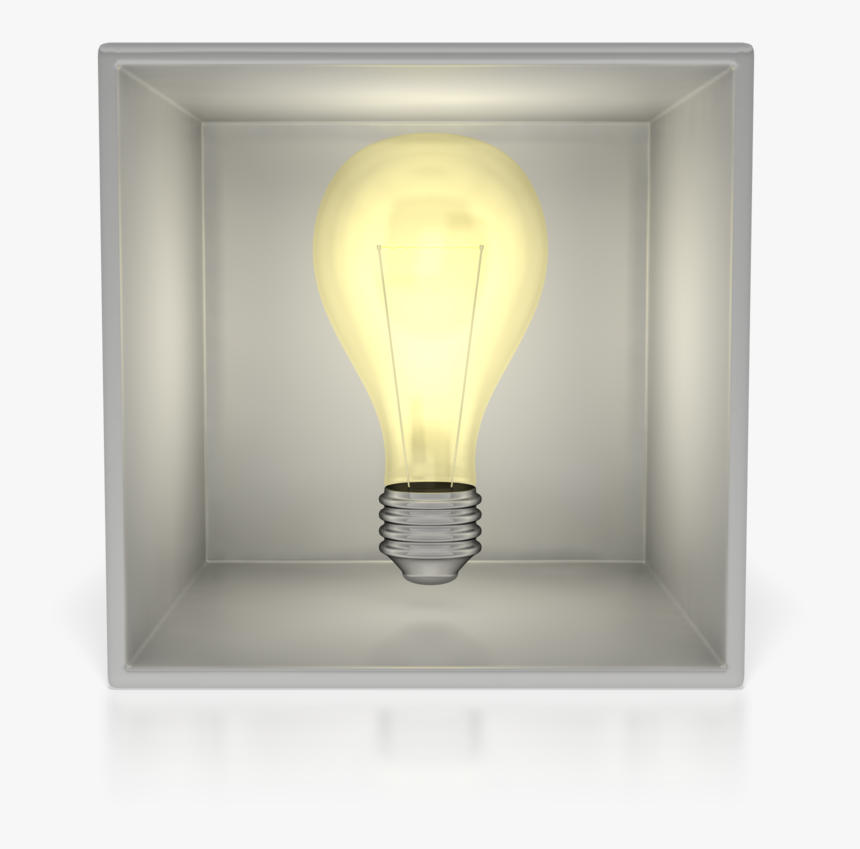 Lightbulb In Box Pc 800 Clr - Incandescent Light Bulb, HD Png Download