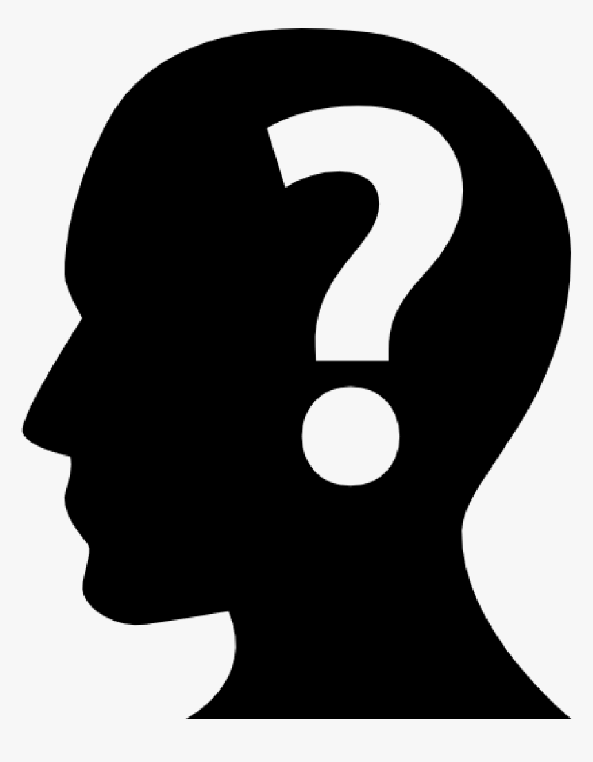 Human Head With A Question Mark Inside - Head With A Question Mark, HD Png Download