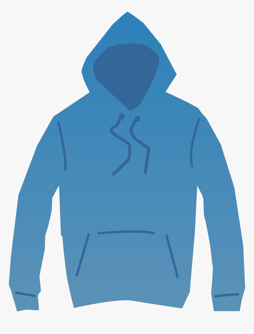 Coat Clipart Transparent Background - Hoodie Clipart, HD Png Download