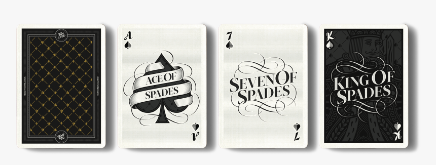 Deck Of Cards Typography, HD Png Download