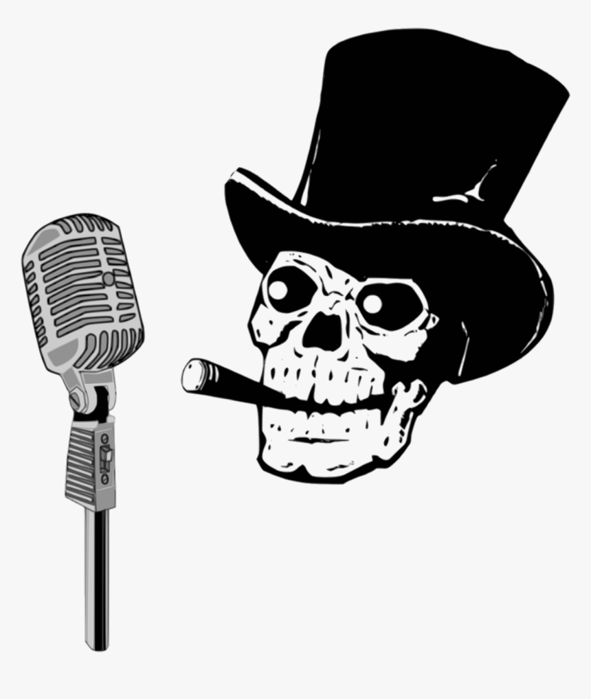 Announcer Humor Music Skeleton Png Image - Skeleton Music Png, Transparent Png