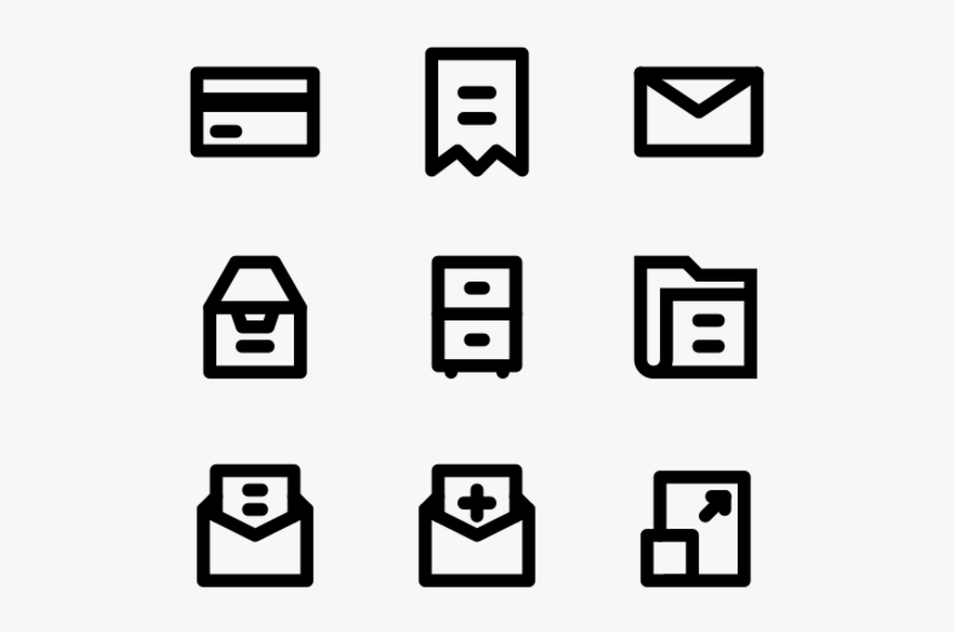 Business Vol2 - E Mail Symbol Word, HD Png Download , Transparent Png ...