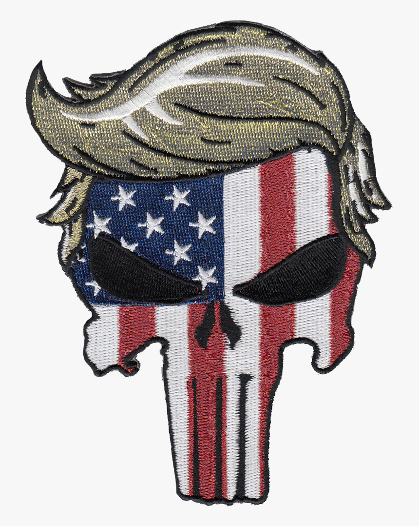 Transparent The Punisher Png - Punisher American Flag, Png Download