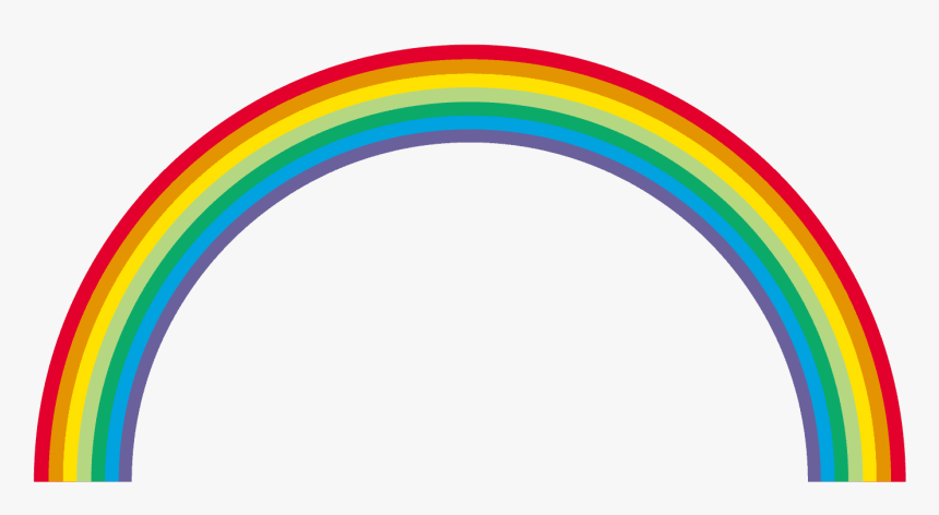 Rainbow Corel Draw, HD Png Download