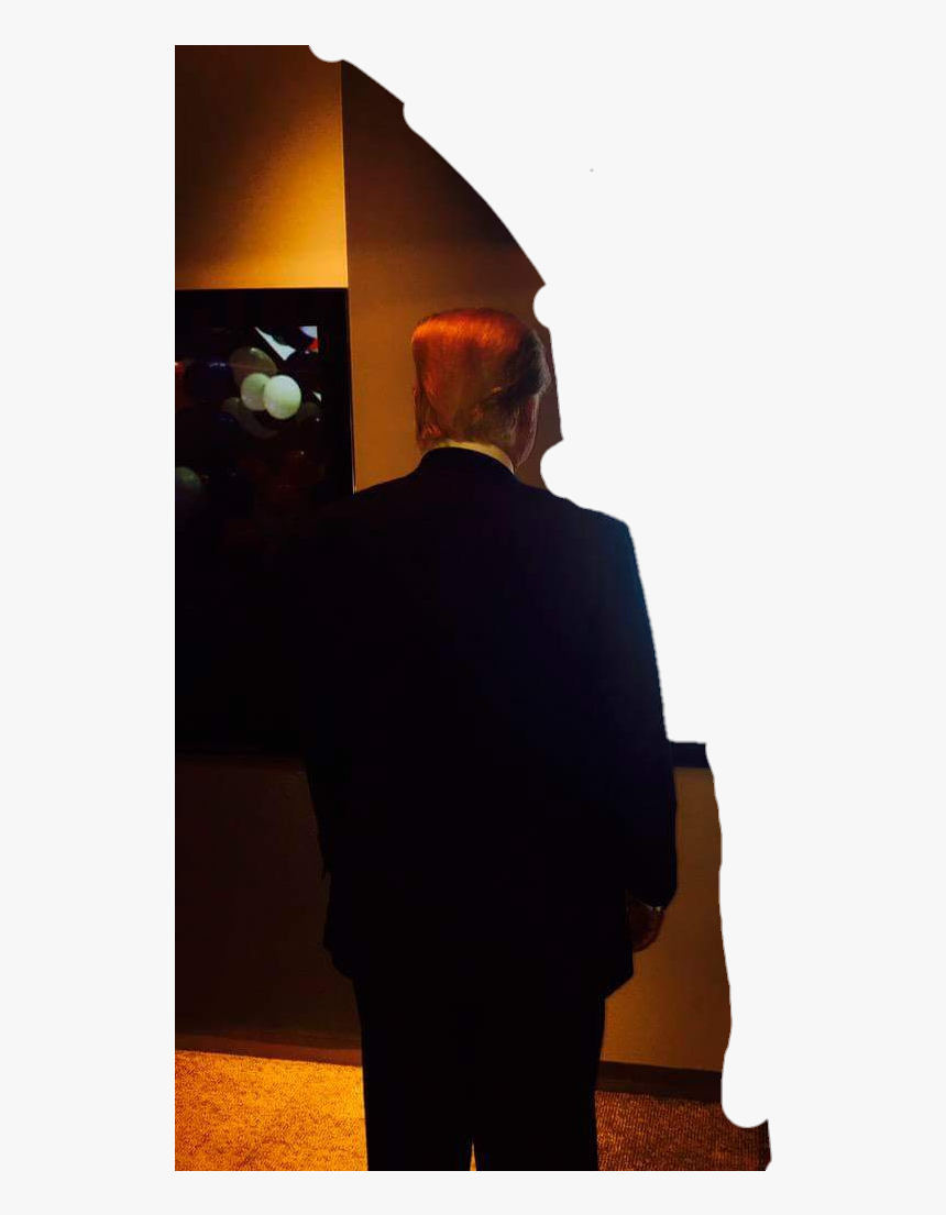 Shitpostbot - Donald Trump Looking At Screen, HD Png Download