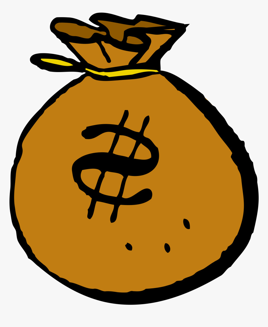 Clipart Of Funding, Expenses And Pursuant - Money Bag, HD Png Download