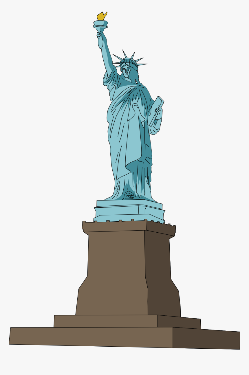 Free To Use & Public Domain Monuments Clip Art - Statue Of Liberty, HD Png Download