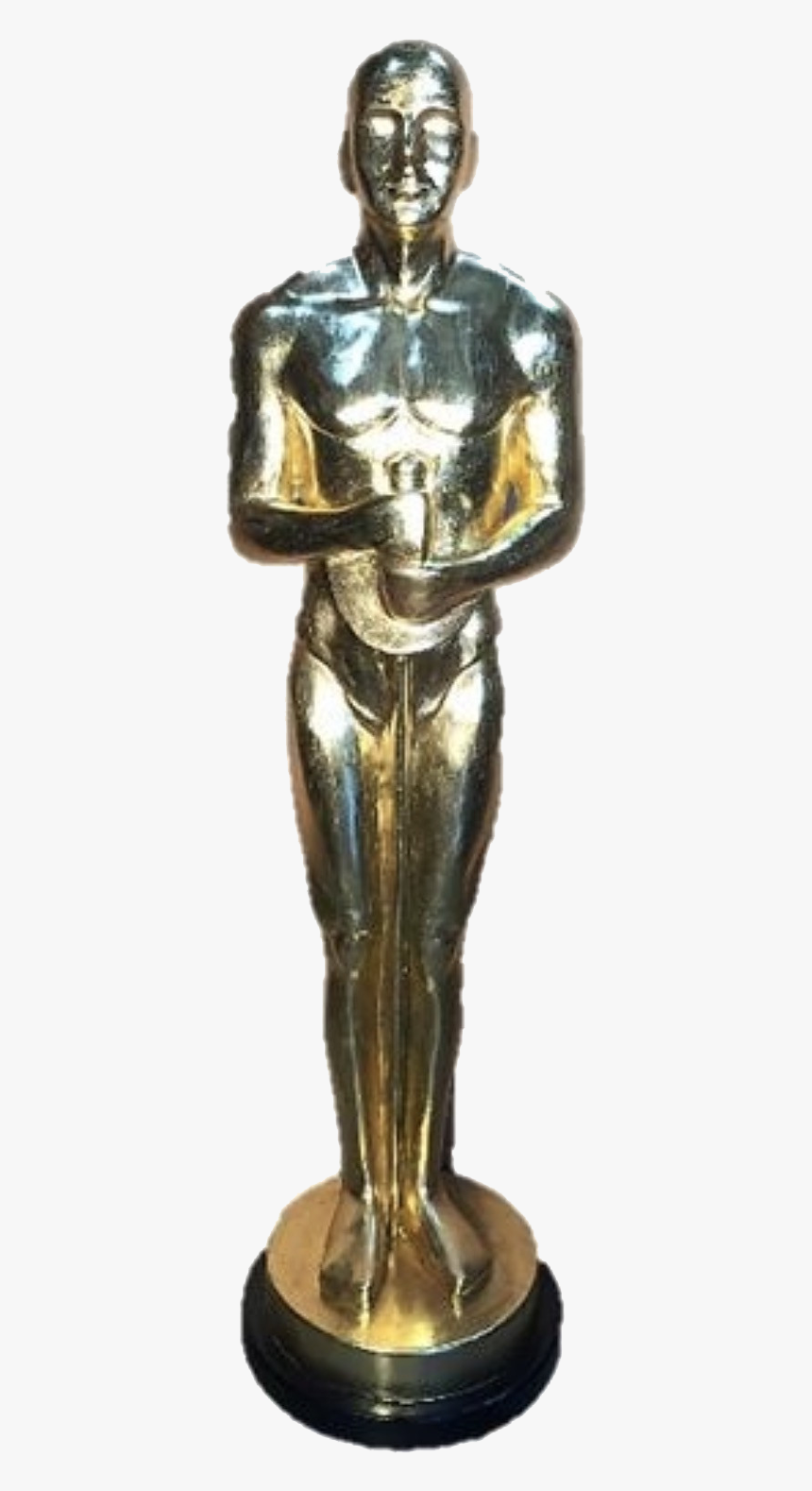 Oscar Award Png Free Background - Bronze Sculpture, Transparent Png