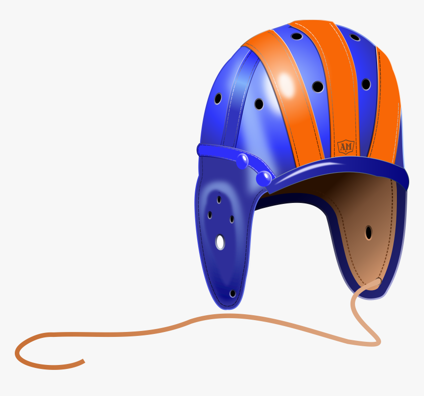 1940 S Leather Football Helmet Clip Arts - Old Football Helmet Transparent, HD Png Download