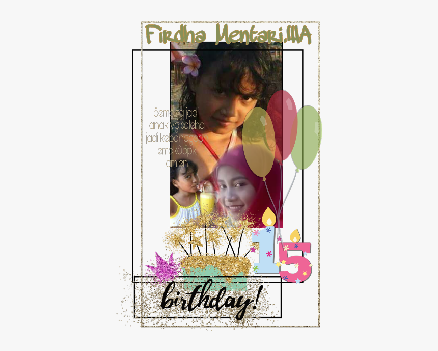 Happy Mbak Widhi Freetoedit - Poster, HD Png Download