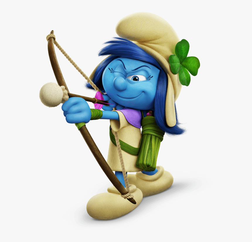 Smurf Storm Shooting Arrow - Smurfs The Lost Village Smurfs Storm, HD Png Download