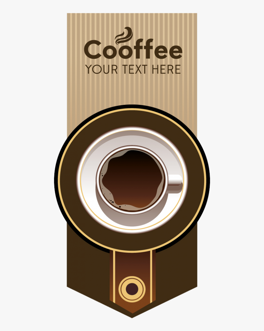 Coffee Banners Png Image Free Vector - Guitar & Coffee Vector, Transparent Png