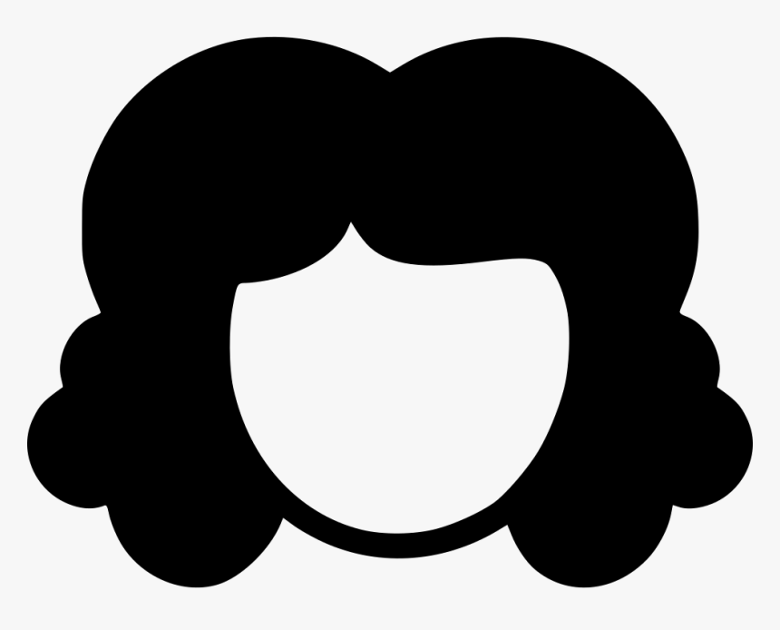Face Girl Curly Hair Fashion Salon Cutting Comments - Curly Hair Girl Icon Png, Transparent Png