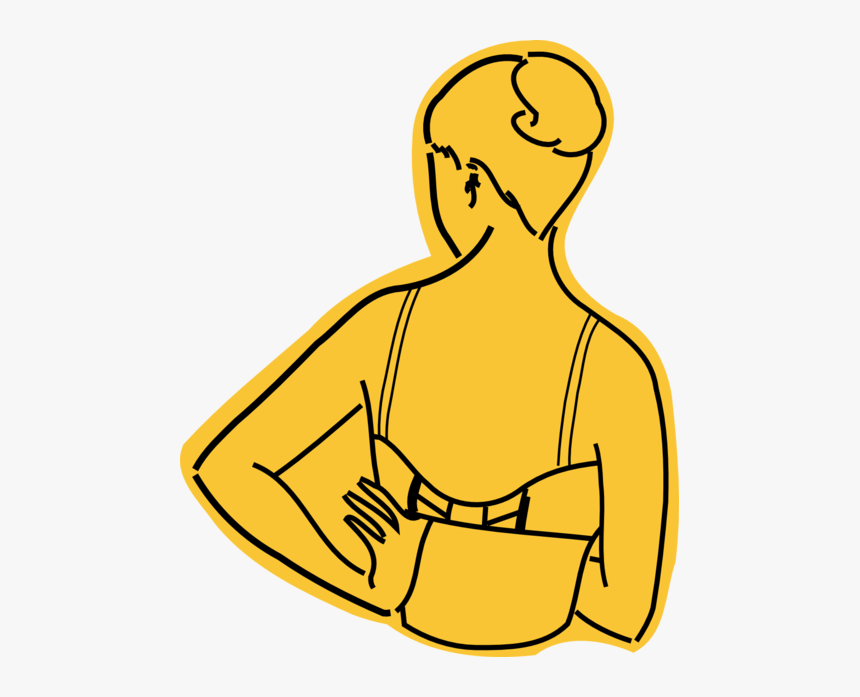 How To Wear A - Bra Illustration Png, Transparent Png