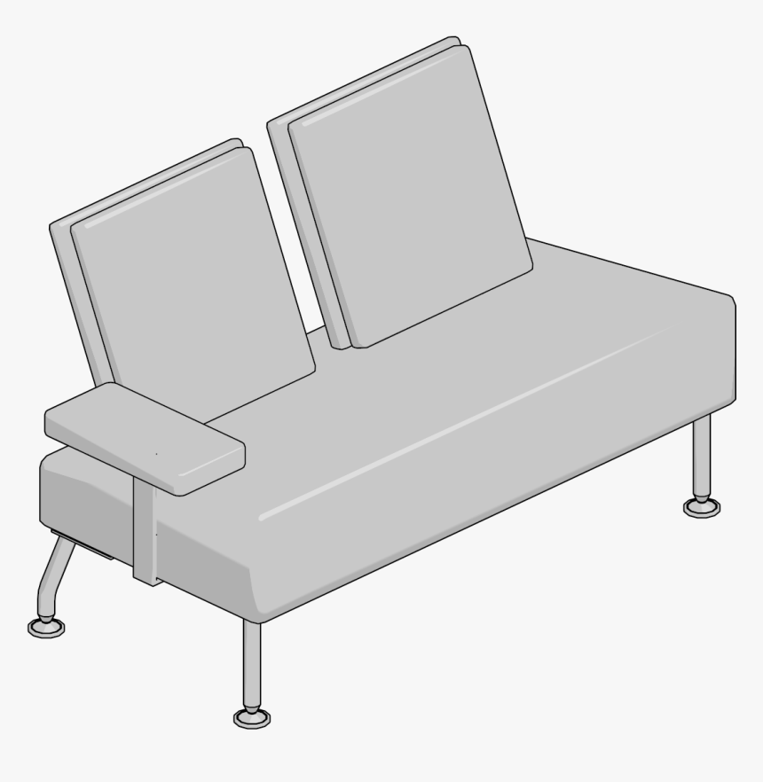 Transparent Right Arm Png - Studio Couch, Png Download