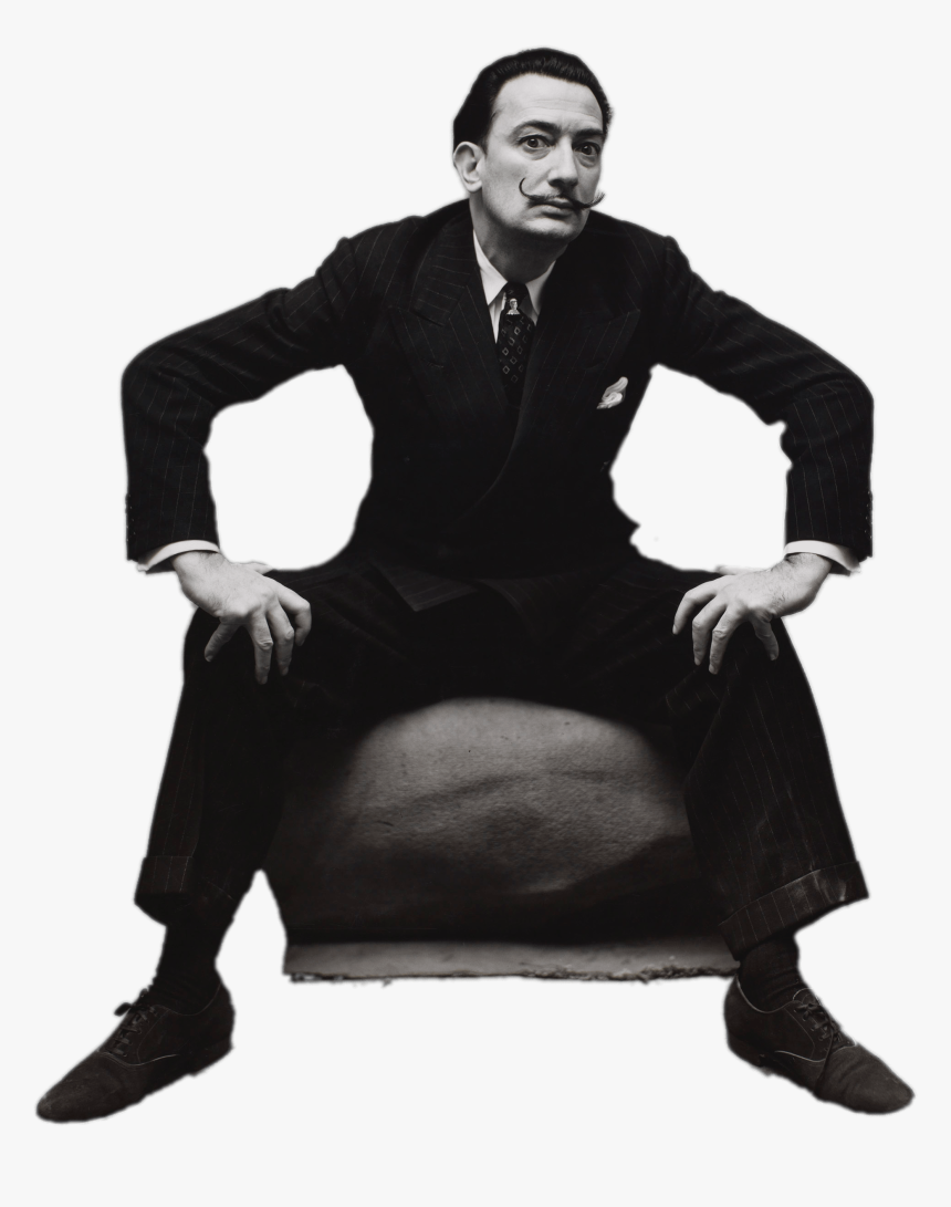 Salvador Dali Posing - Fashion Photography Irving Penn, HD Png Download