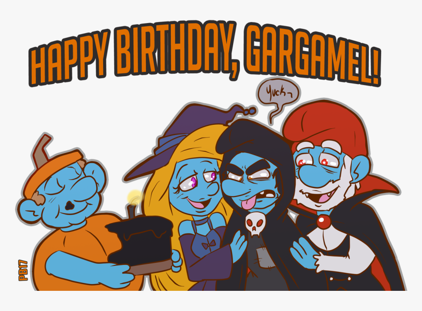 Smurfs - Halloween - Cartoon, HD Png Download