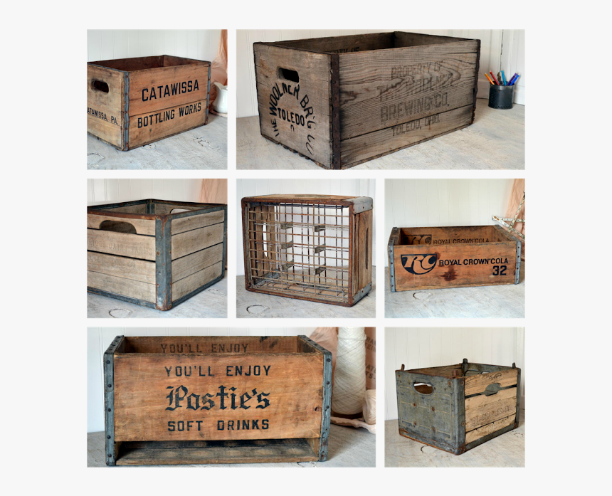 Wooden Boxes With Metal Corner, HD Png Download