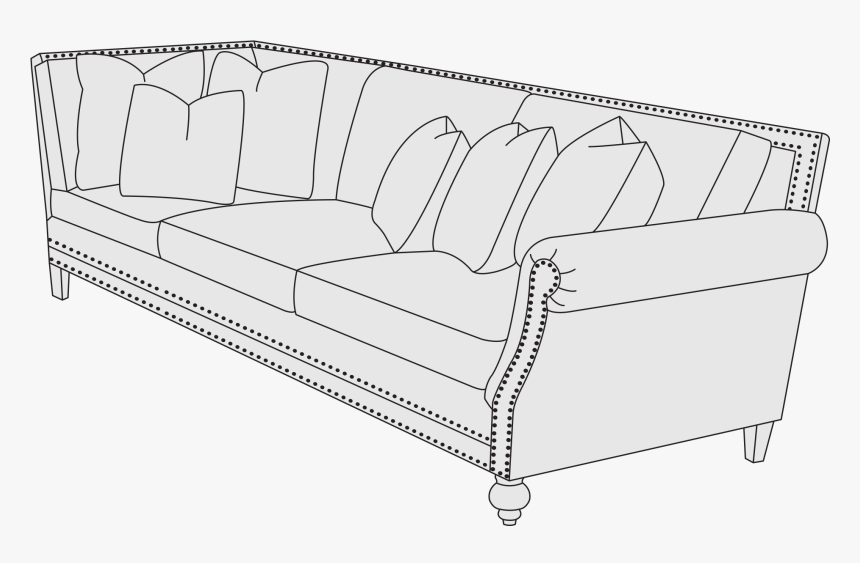 Studio Couch, HD Png Download