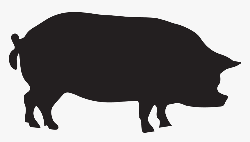 Guinea Pig Silhouette Clip Art - Beef Pork Chicken Lamb, HD Png Download