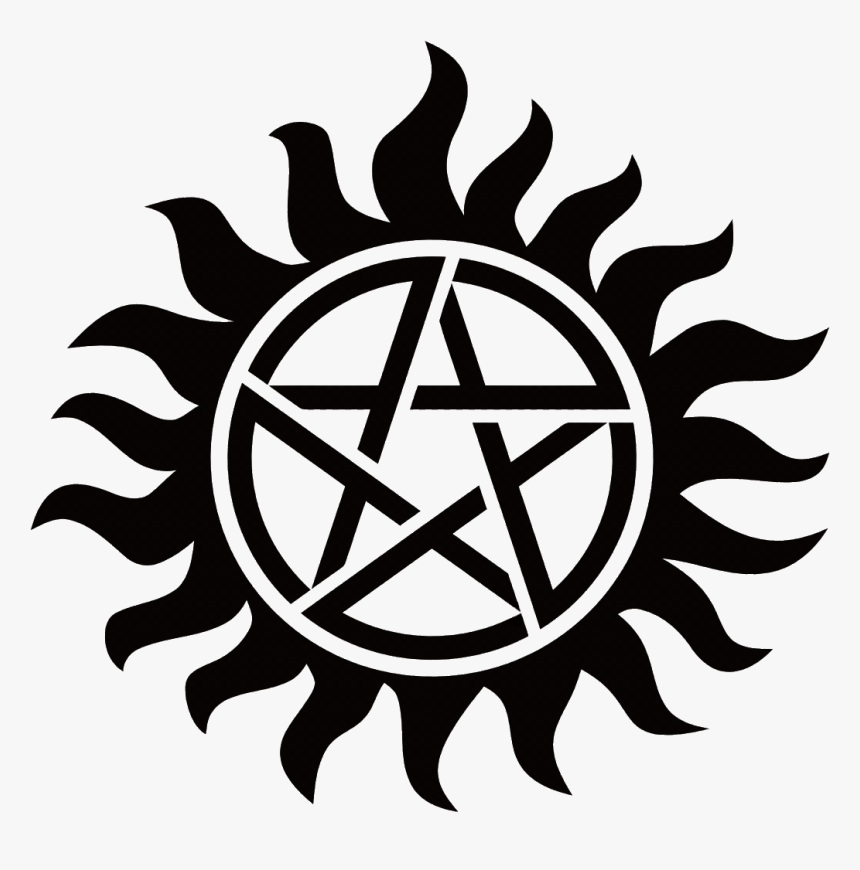 Star In Sun Tattoo - Supernatural Tattoo, HD Png Download