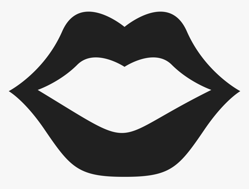 Puckered Lips Clipart Black And White