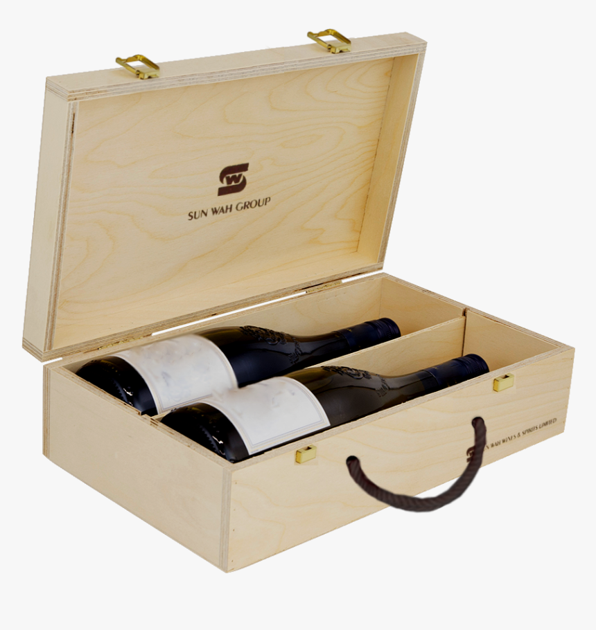 Wooden Wine Box 2 Bottle, HD Png Download