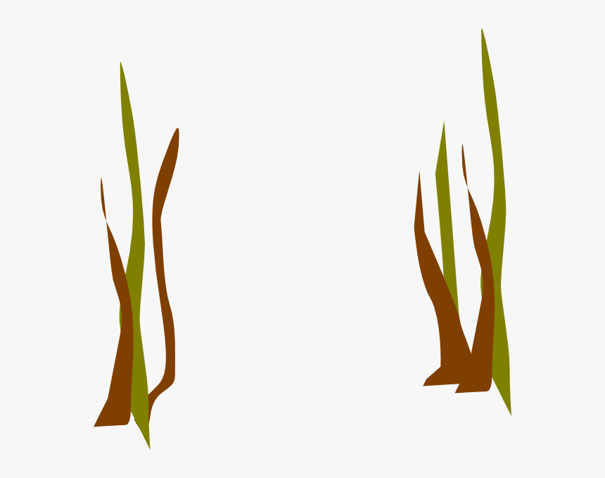 Dead Reeds Clip Art - Dead Grass Vector Png, Transparent Png
