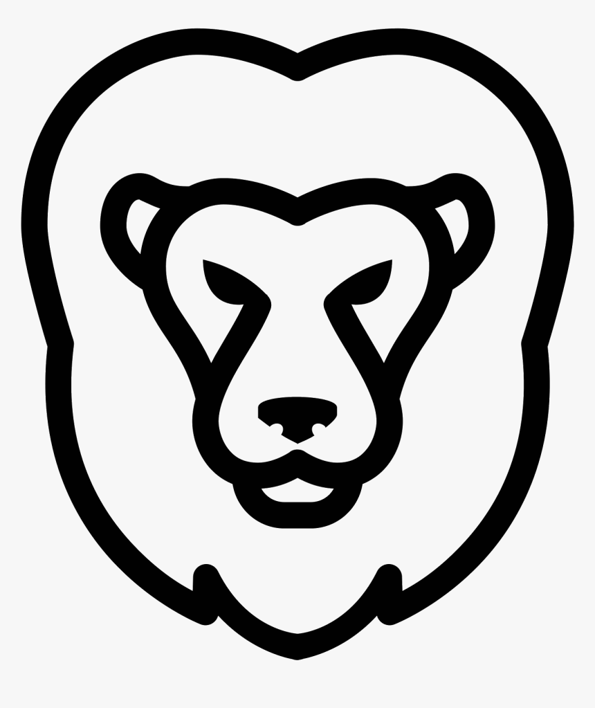 Lion Head Vector Png - Lion Icon Png, Transparent Png