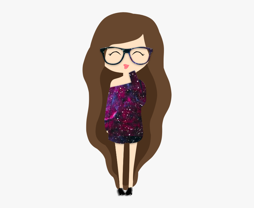 Clip Art Christmas Girl Tumblr - Dibujos De Mamá Kawaii, HD Png Download