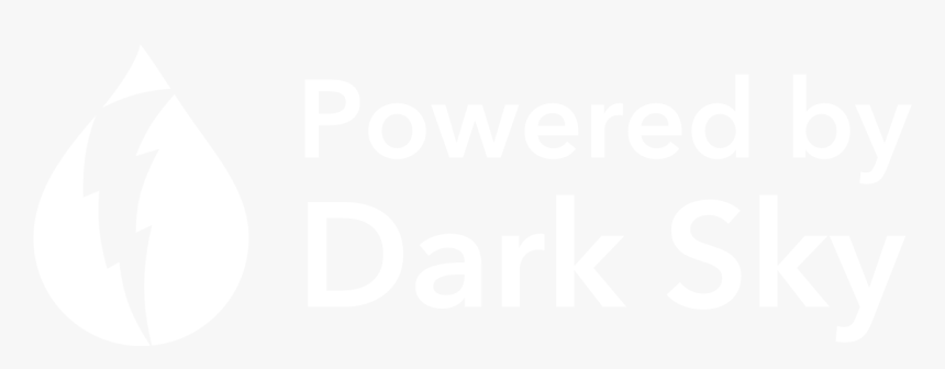 Powered By Dark Sky - Johns Hopkins White Logo, HD Png Download
