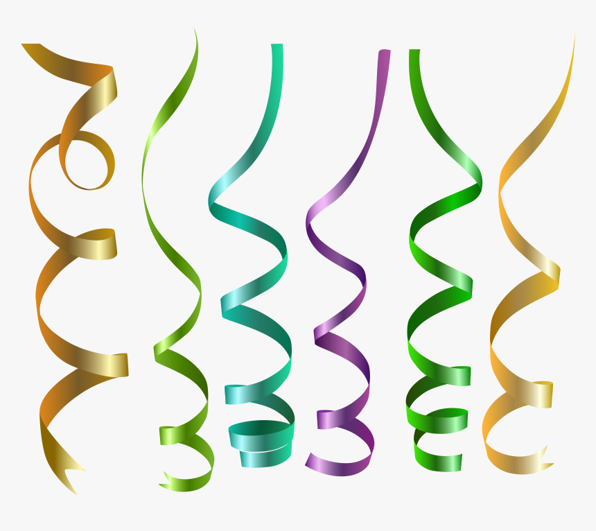 Vector Black And White Stock Ribbons Transparent Png, Png Download
