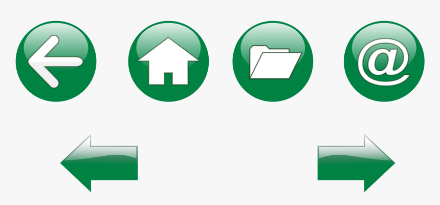 Next Button Clipart Green - Download Navigation Buttons, HD Png Download