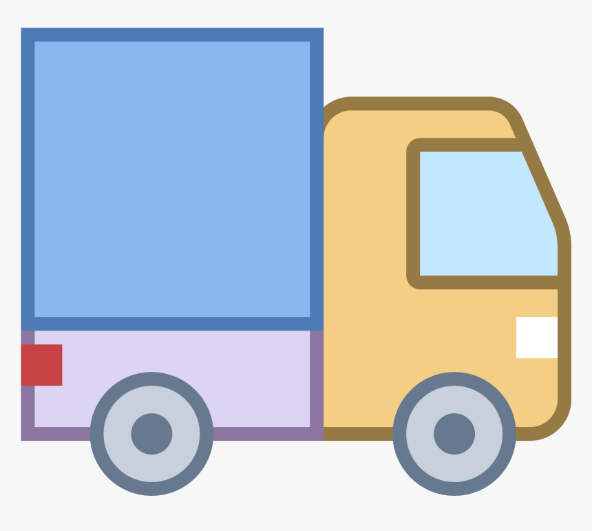 Free Shipping Truck Png - Microsoft Word Truck, Transparent Png