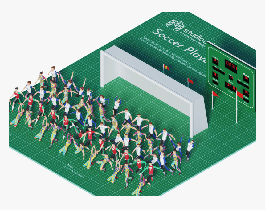 Soccer Players Sports Posing Goalkeeper Soccer Football - Soccer-specific Stadium, HD Png Download