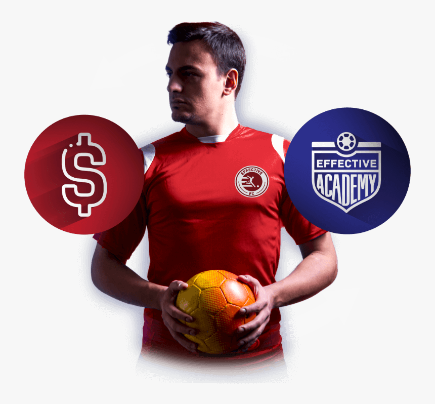 Man Holding Football, HD Png Download