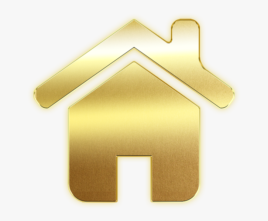 Gold Transparent House Logo Fititnoora