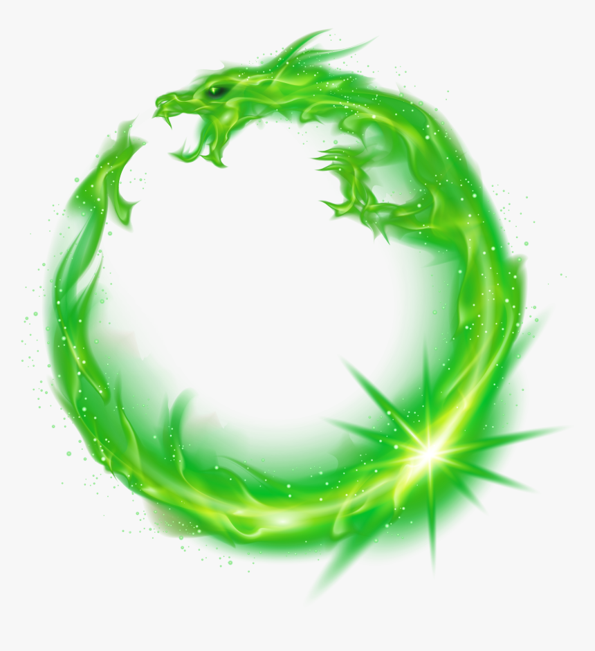 Transparent Dragon Fruit Clipart - Blue Fire Circle Png, Png Download