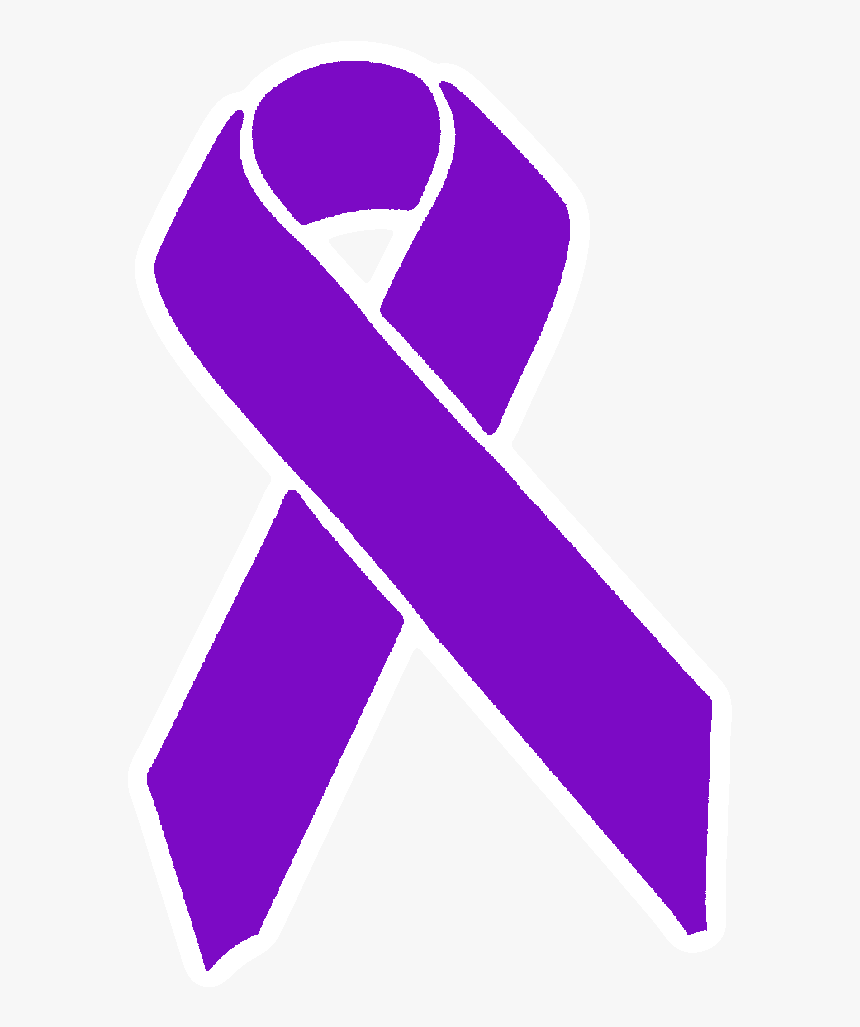 Awareness Ribbon - Light Blue And Dark Blue Ribbon, HD Png Download