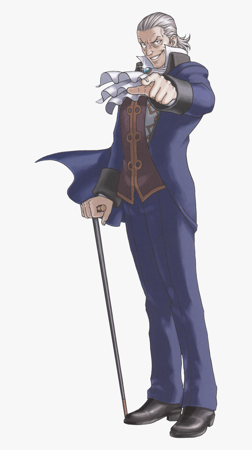 Von Karma Ace Attorney, HD Png Download