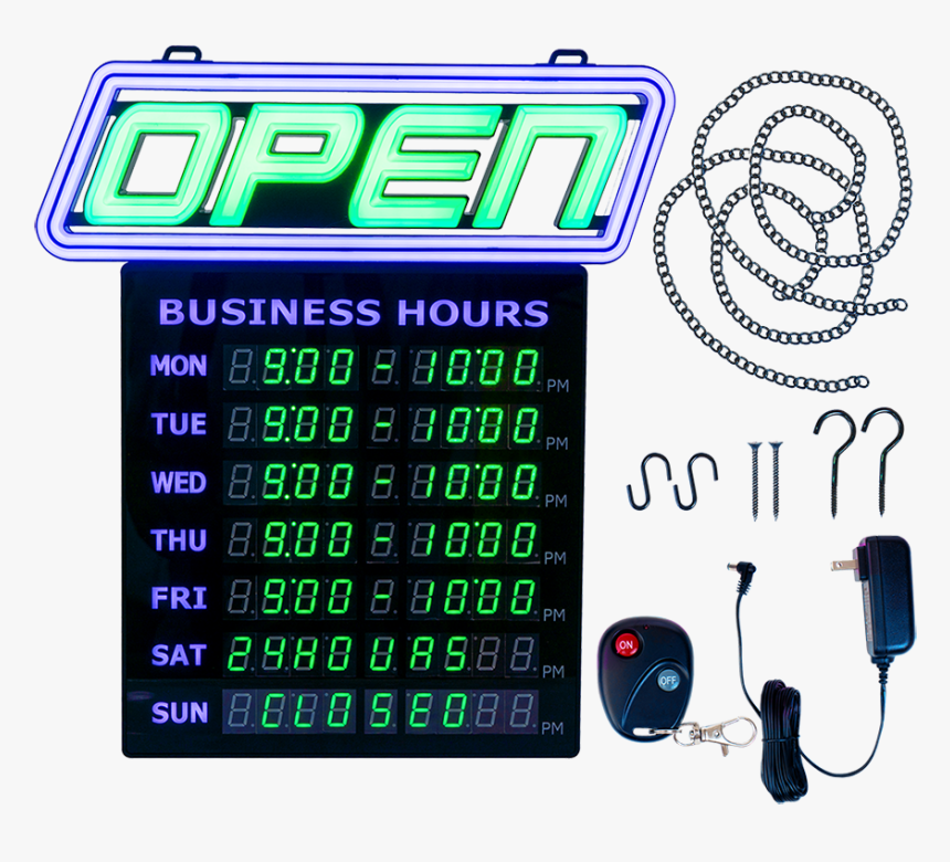 Programmable Led Signs - Open Sign, HD Png Download